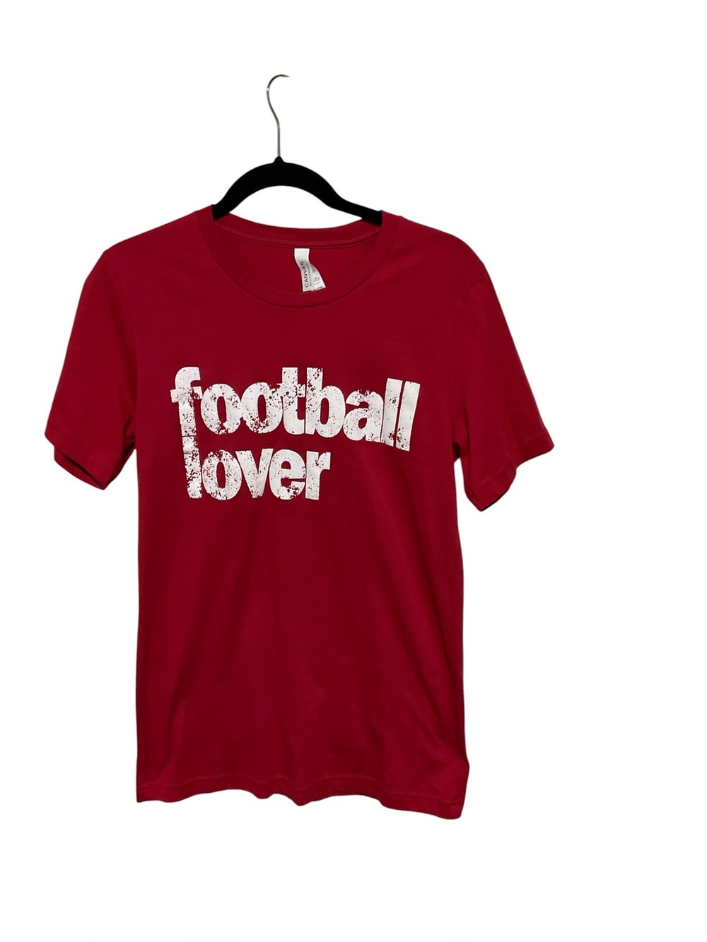 Bella Canvas Football Lover Graphic Tee – Size Small